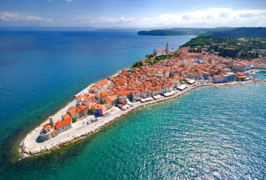 Piran Old Town, Piran, Slovenian Littoral, Slovenia